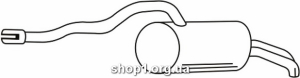Ferroz 06.264 глушители VOLKSWAGEN T4 Pick-up 2.5TD Synchro cat 96-09/03