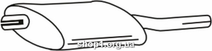 Ferroz 07.004 (07.04) глушитель на OPEL KADETT D combi 1.0S 1.2S 79-84