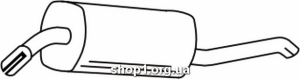 Ferroz 07.022 (07.22) глушители для автомобилей OPEL OMEGA A combi 1.8 1.8i 2.0i 2.4i 2.3D cat 86-94