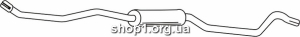 Ferroz 07.026 (07.26) резонатор глушителя OPEL CORSA A hatchback sedan 1.5D 87-93