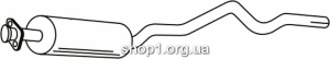 Ferroz 07.032 (07.32) резонатор глушителя OPEL ASTRA I combi 1.4i 1.4i 16V 1.6i 1.6i 16V 1.8i 2.0i 1.7TD cat 91-98