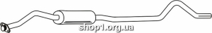 Ferroz 07.037 (07.37) Средний глушитель OPEL KADETT D hatchback 1.3N 1.3SR 79-84