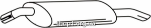 Ferroz 07.050 (07.50) выхлопной глушитель OPEL ASTRA I combi 1.4i 1.4i 16V 1.6i 1.6i 16V 1.7TD 1.7TDS cat 96-98