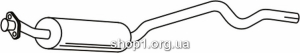 Ferroz 07.076 (07.76) резонатор OPEL ASTRA I hatchback sedan 1.8i 1.7D 1.7DTL cat 92-98