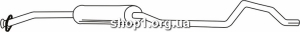 Ferroz 07.087 (07.87) Средний глушитель OPEL KADETT D hatchback 1.3N 1.3SR 80-82