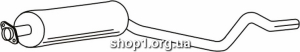 Ferroz 07.089 (07.89) резонатор глушителя OPEL KADETT E hatchback sedan 1.6D 86-89