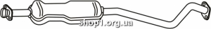 Ferroz 07.119 Труба выхлопной системы OPEL VECTRA B combi sedan hatch 1.8i 16V 2.0i 16V 2.5 V6 cat 95-00