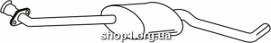 Ferroz 07.132 Средний глушитель OPEL OMEGA B combi 2.0DTi 16V 2.5TD cat 94-00