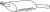 Ferroz 07.142 Глушитель задняя часть OPEL CORSA A   hatchback  1.6i 1.6GSi  cat  88-93