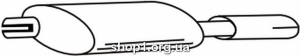 Ferroz 07.150 глушители для OPEL ASTRA I sedan cabrio 1.8i 16V cat 93-98