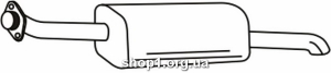 Ferroz 07.273 выхлопной глушитель OPEL ASTRA II sedan 1.4i 16V - 2.0i 16V 1.7DTi cat 98-04