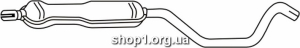 Ferroz 07.322 Средний глушитель OPEL ZAFIRA A ZAFIRA B 1.6i 16V 1.8i 16V 2.2i 16V 1.6i 16V 1.8i 16V cat 03-6/05 7/05-