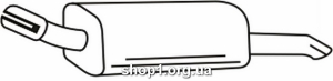 Ferroz 07.374 глушители OPEL ASTRA III sedan 1.9CDTi cat