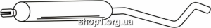 Ferroz 07.396 Средний глушитель OPEL ASTRA III sedan 1.6i 16V 1.8i 16VB cat 07-