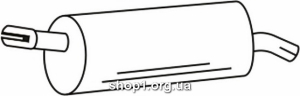 Ferroz 07.413 Глушитель задняя часть OPEL MERIVA A 1.8i 16V cat 05/03-07/10