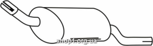 Ferroz 07.417 глушители для OPEL CORSA C COMBO 1.6i 16V cat