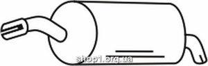 Ferroz 07.418 глушители для OPEL VECTRA C hatch sedan 1.9CDTi TD cat 09/05-06/09