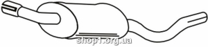 Ferroz 08.025 (08.25) Задний глушитель FORD ESCORT hatchback combi 1.3 1.6 1.6XR3 80-83