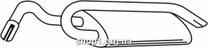 Ferroz 08.032 (08.32) глушители FORD ESCORT cabrio hatchback 1.6i cat 90-95
