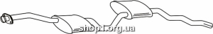 Ferroz 08.033 (08.33) Средний глушитель FORD SIERRA combi sedan hatch 2.0i 85-89
