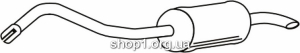 Ferroz 08.060 (08.60) купить глушитель FORD ESCORT combi 1,3 10/90-8/92