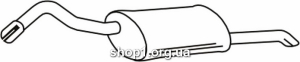 Ferroz 08.074 (08.74) глушитель на FORD ESCORT sedan 1.6i 16V cat 1/95-9/01