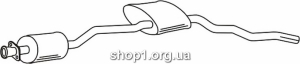 Ferroz 08.101 резонатор FORD SIERRA hatch sedan combi 2 cat 5/89-94