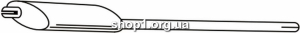 Ferroz 08.110 резонатор глушителя FORD TRANSIT SWB80-120 LWB130-190 1.6 2.0 78-86
