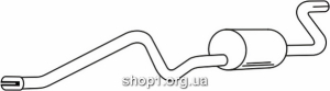 Ferroz 08.111 глушители FORD TRANSIT SWB 80-120 1.6 2.0 3/84-86