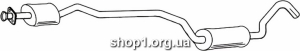 Ferroz 08.126 резонатор глушителя FORD ESCORT cabrio hatchback 1.6 XR3i 5/83-8/89