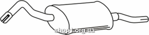 Ferroz 08.133 глушители для автомобилей FORD ESCORT cabrio hatchback 1.6i GT 16V cat 95-00