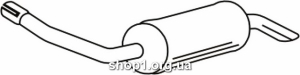 Ferroz 08.134 купить глушитель FORD SIERRA hatch sedan combi 2.9 XR4i 4x4 2.9i 4x4 cat 88-93