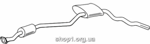 Ferroz 08.160 Глушитель средняя часть FORD SCORPIO I hatchback 2 cat 6/89-92
