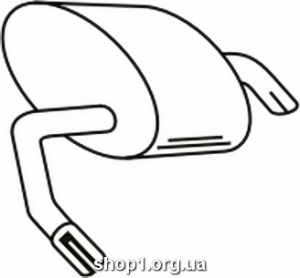 Ferroz 08.204 глушители FORD MONDEO combi (prawy) 2.0i 16V cat 93-97