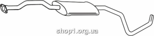 Ferroz 08.220 резонатор глушителя FORD ESCORT cabr hatch combi sed 1.8i 16V 1.8i GT 16V cat 95-01