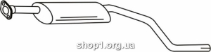 Ferroz 08.344 резонатор глушителя FORD MONDEO combi 1.8i 16V cat 10/00-