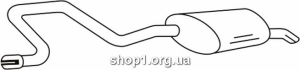 Ferroz 08.372 Задний глушитель FORD MONDEO hatchback sedan 2.0 Di TD cat 10/00-2/04