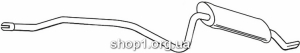 Ferroz 09.041 (09.41) Глушитель задняя часть FIAT SEICENTO hatchback 0.9 1.1i cat 5/98-