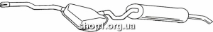 Ferroz 09.048 (09.48) глушитель резонатор FIAT MAREA combi sedan 1.6 16V cat 7/96-