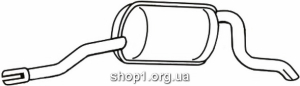 Ferroz 09.145 глушители FIAT PUNTO cabrio hatchback 90 1,6 cat 10/93-99