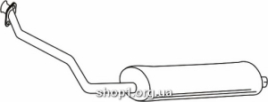 Ferroz 10.027 (10.27) Предглушитель выхлопных газов MERCEDES MB100D SWB LWB 2.4D 88-95
