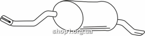 Ferroz 10.082 (10.82) глушители для MERCEDES W124 E300 sedan 3.0D cat 7/93-5/95