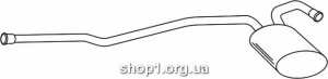 Ferroz 12.016 (12.16) резонатор глушителя RENAULT R19 hatchback sedan 1.7 1.7i 1.9D 88-96