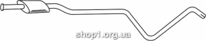 Ferroz 12.079 (12.79) Средний глушитель RENAULT R5 3d Super 1.0 1.1 1.2 1.4 1.6D 87-96
