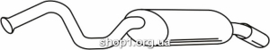 Ferroz 12.113 Задний глушитель RENAULT LAGUNA I combi hatchback 1.9dTi TD 1.9dCi TD 2.2dT TD cat 96-01/01