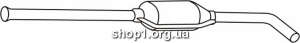 Ferroz 12.138 Средний глушитель RENAULT MEGANE classic combi hatch 1.4i cat 98-10/02