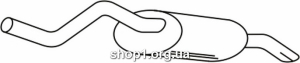 Ferroz 12.170 глушители RENAULT CLIO II 1.5dCi TD 1.9dTi TD cat 99-
