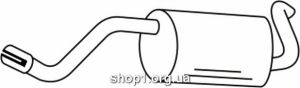 Ferroz 12.217 Глушитель задняя часть RENAULT CLIO III hatch 1.5dCi TD 1.2i Turbo cat 05-