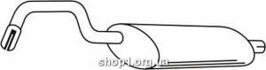 Ferroz 13.004 (13.04) глушители VOLVO 440 460 hatchback sedan 1.6i 1.7i 1.8i cat 88-97