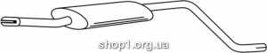 Ferroz 13.012 (13.12) резонатор глушителя VOLVO 340 hatchback sedan 1,4 75-89